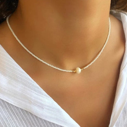 Freshwater Pearl Necklace (4 Color Options)buy 2 free shipping